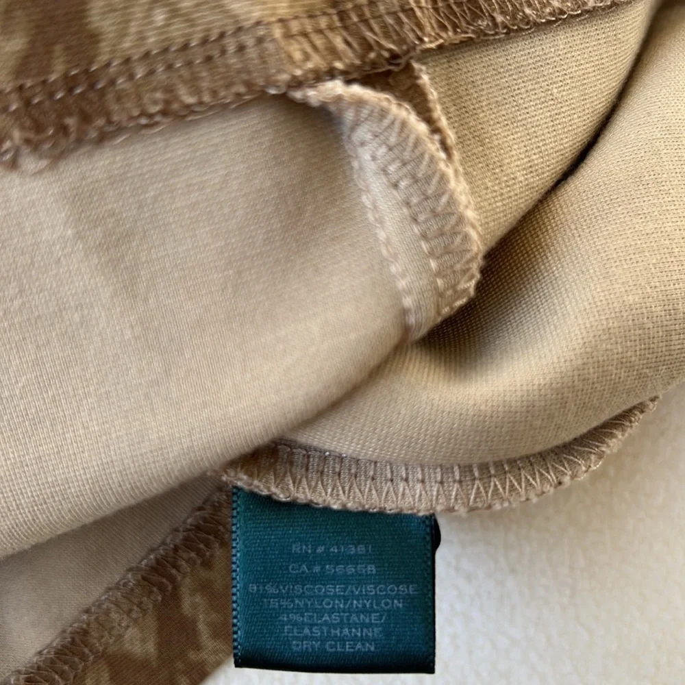 Lauren Ralph Lauren Brown Snake Print Dress - Picture 8 of 8